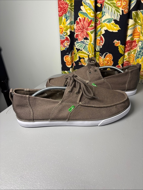 Sanuk Other - Sanuk Men's Offshore Lace Up Boat Shoes Brown Brindle 13